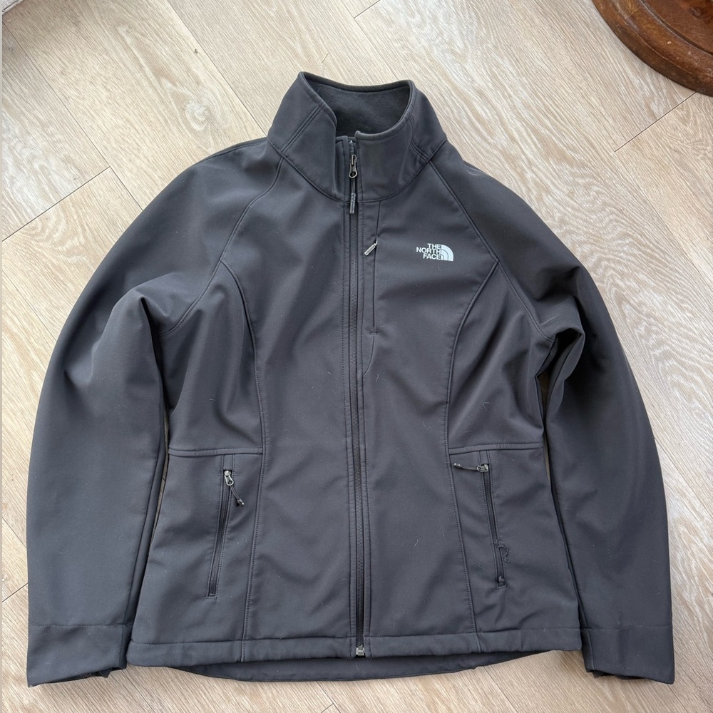 The North Face Women's Black Softshell Jacket with Zip Pockets